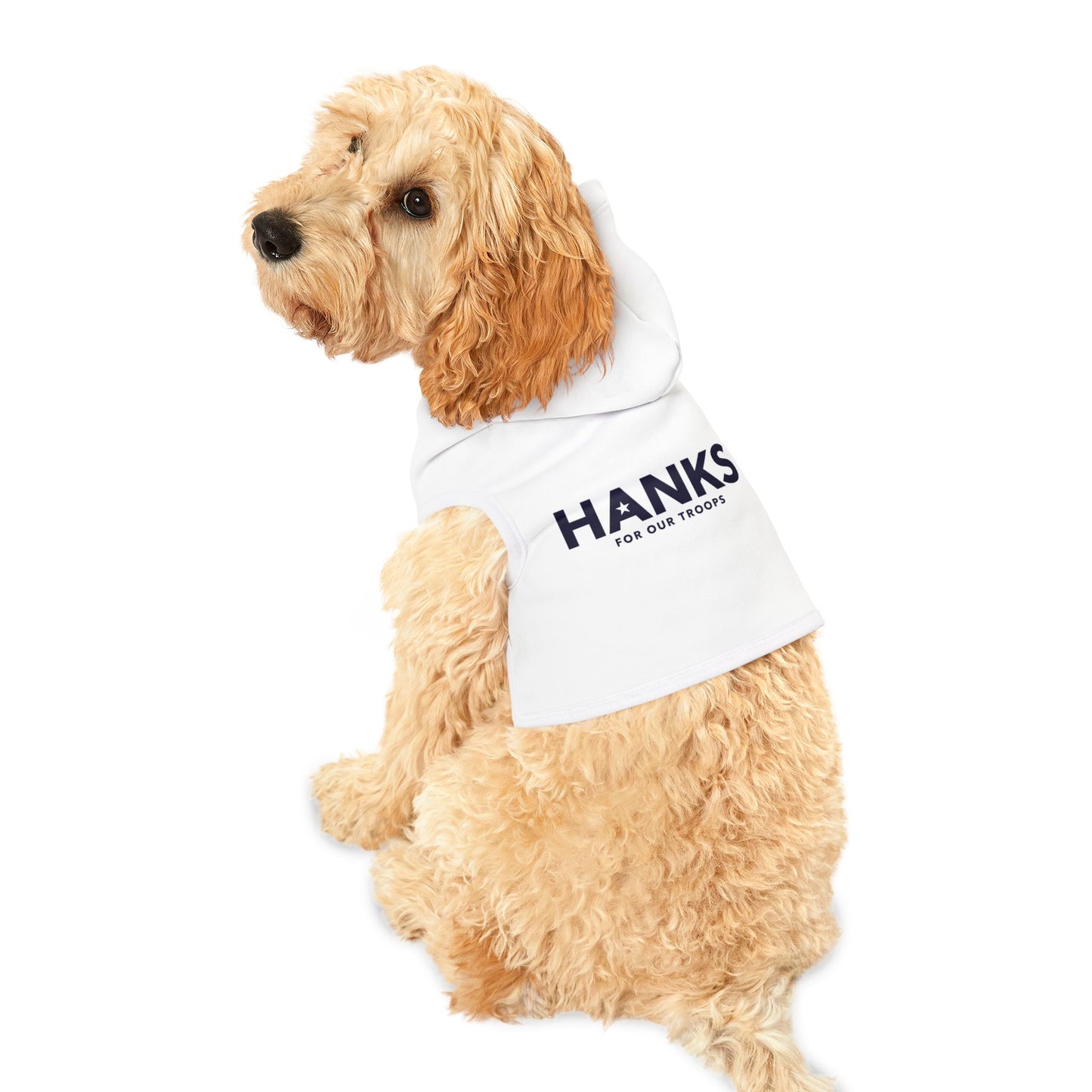 "Hanks for Our Troops" Lightweight Pet Hoodie