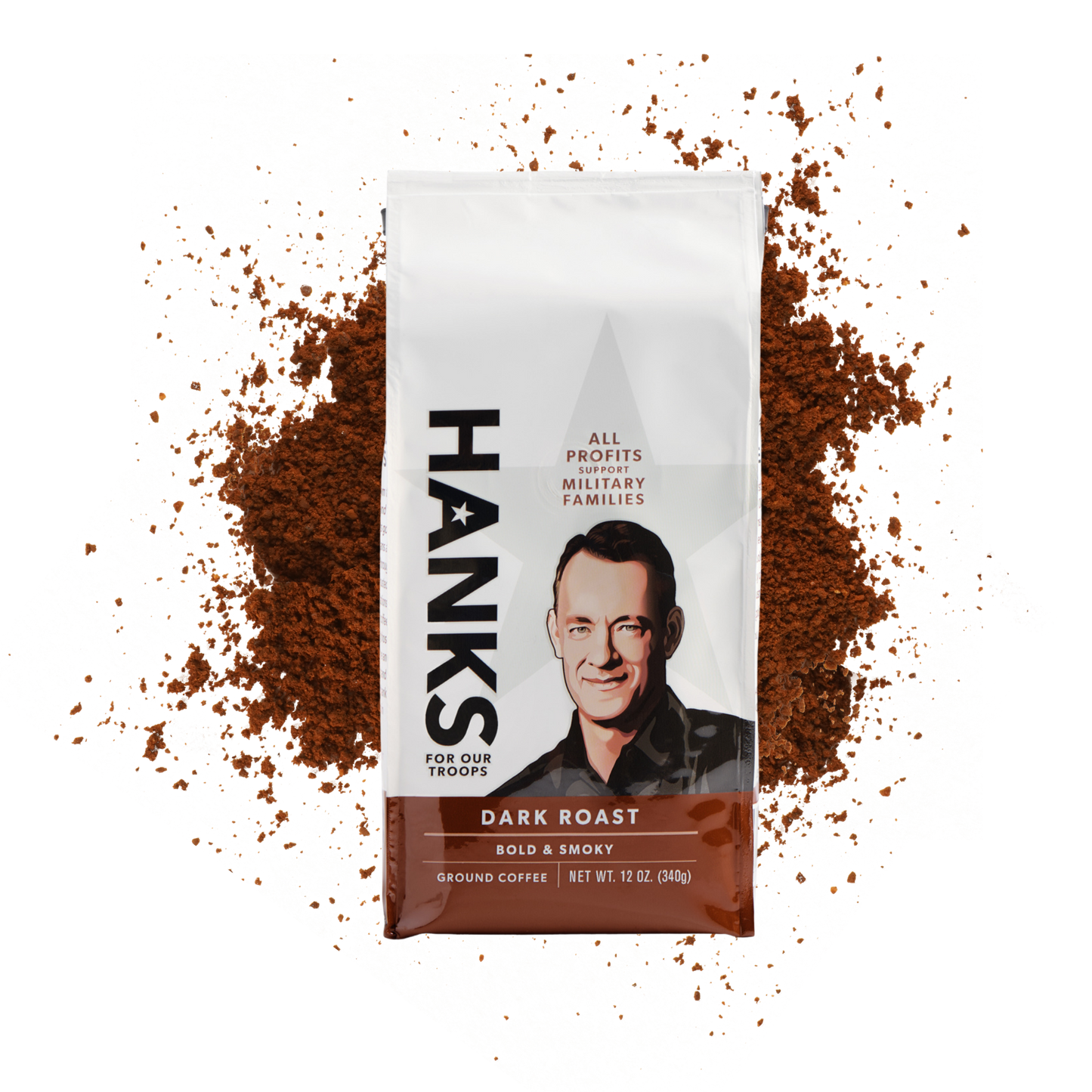 Dark Roast Ground Coffee Bag