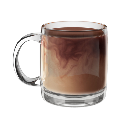 "HANKS" Engraved Glass Coffee Mug